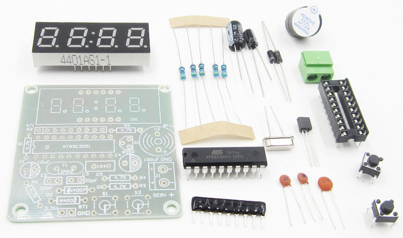 GitHub - ruthsarian/at89c2051_clock: Firmware for an AT80C2051-based